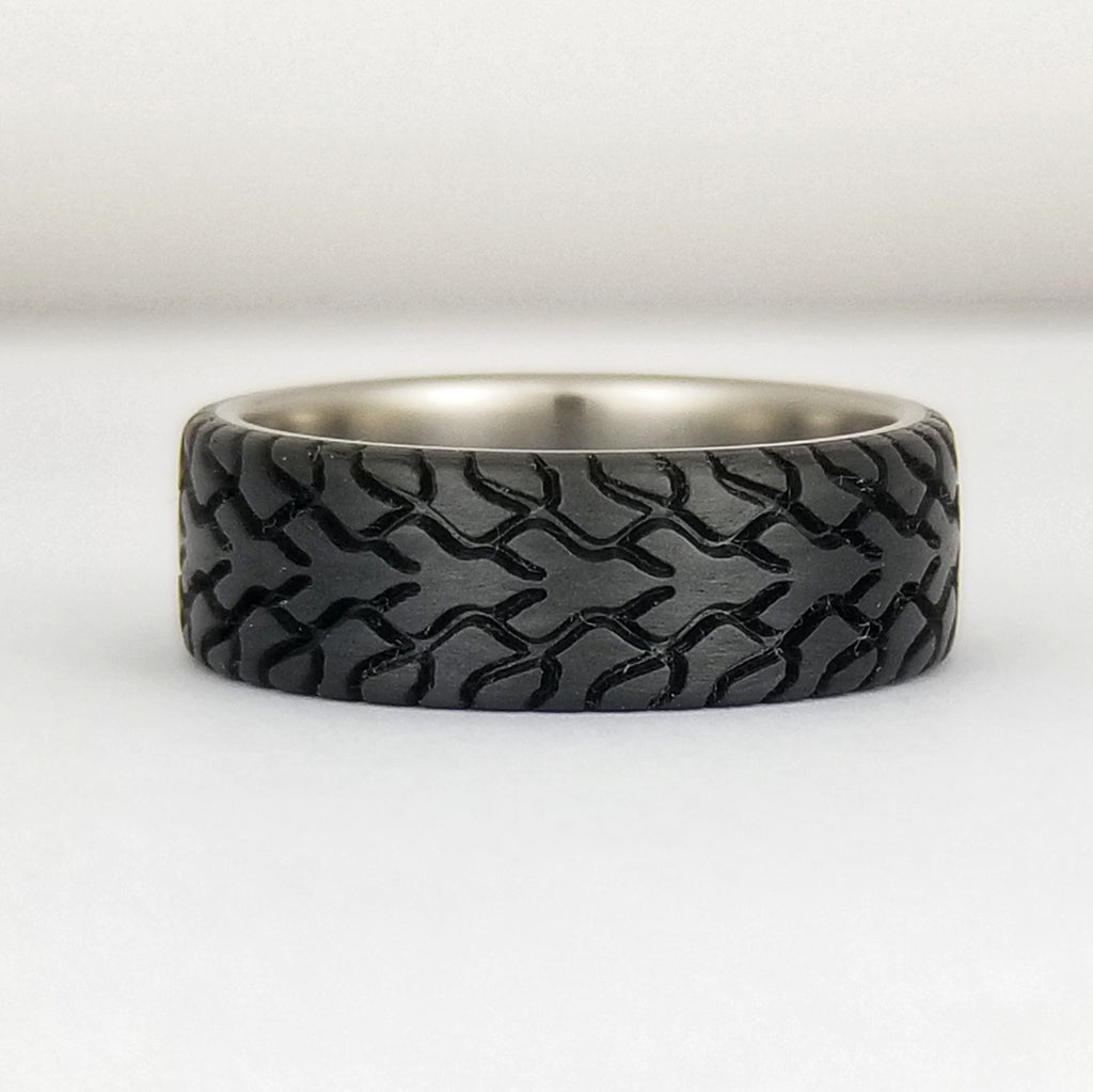 Drag Radial Carbon Fiber On Titanium Ring