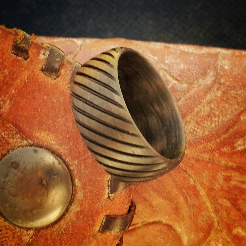 Lariat, Carbon Fiber Ring. Strong, Light Weight, Wedding Ring, Comfort fit, Durable Finish