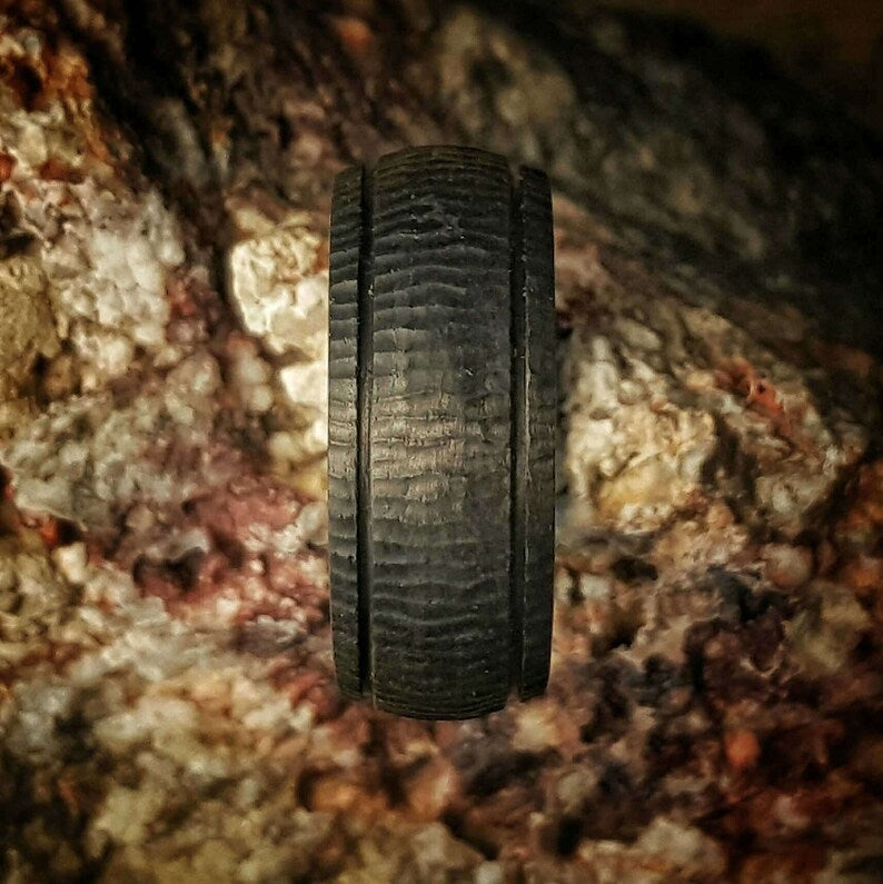 Nightmare, Carbon Fiber Ring. Strong, Light Weight, Wedding Ring, Comfort fit, Durable Finish
