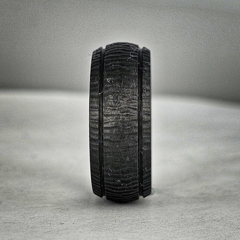 Nightmare, Carbon Fiber Ring. Strong, Light Weight, Wedding Ring, Comfort fit, Durable Finish