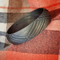 Tartan, Carbon Fiber Ring. Strong, Light Weight, Wedding Ring, Comfort fit, Durable Finish